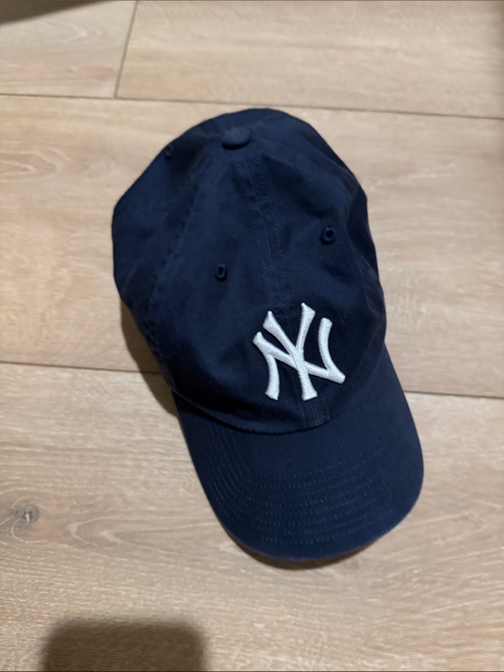 ‘47 Navy Baseball Cap with White NY Logo